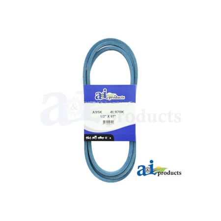 A & I Products Aramid Blue V-Belt (1/2" X 97" ) 15" x4" x1.2" A-A95K